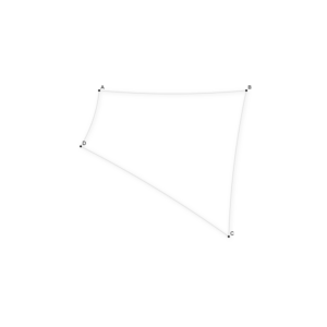 Specialsyet fire sidet solsejl