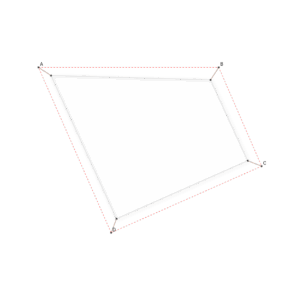 Specialsyet fire sidet solsejl