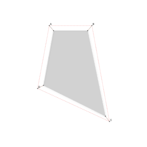Specialsyet fire sidet solsejl